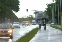 DF amanhece com chuva e temperatura mínima deve chegar a 17°C