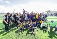 Governadora inaugura campo de grama sintética no Itapoã Parque