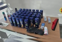 Mulher é presa por furtar R$ 1,7 mil em produtos de mercado