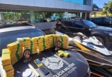 Rotam apreende mais de R$ 1 milhão em drogas e prende três suspeitos no DF