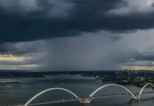 DF começa semana com alerta de chuva forte e ventos de até 60 km/h